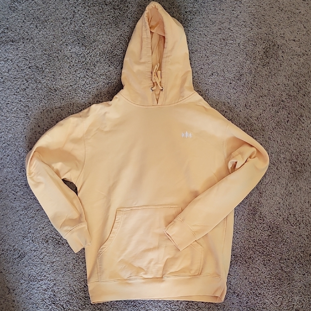Yellow Hoodie with Front Pocket